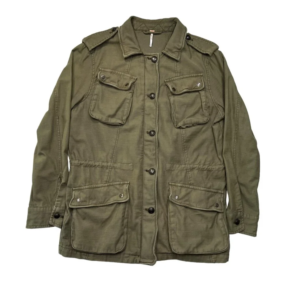 Free People Women's Military Field Jacket